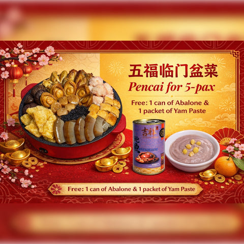 Fortune Pen Cai Set with Free Abalone & Yam Paste