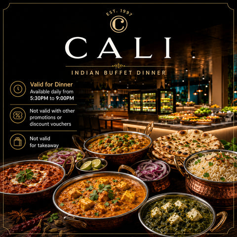 CALI @ Novotel on Kitchener Road – Indian Dinner Buffet