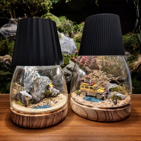 Craft Your Own Tiny World: Miniature Land Mood Lamp Workshop for 2 pax