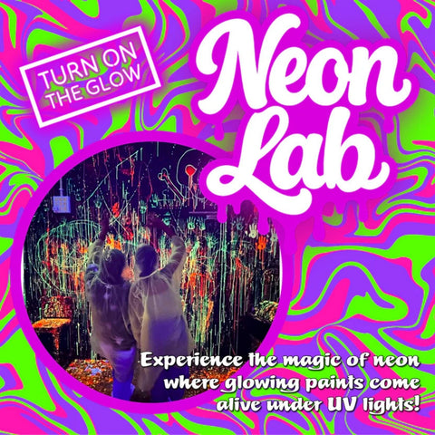 Neon Lab – Glow-in-the-Dark Art Experience
