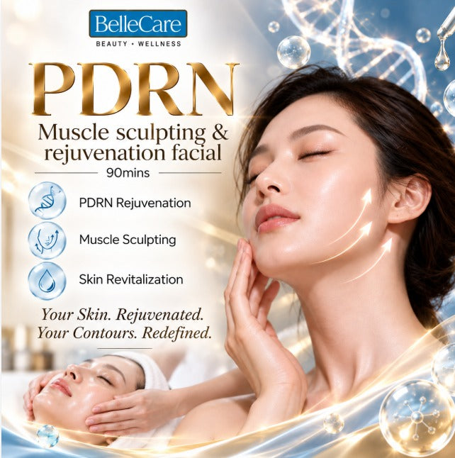 BelleCare Muscle Sculpting & Rejuvenation Facial with PDRN Booster (90 Mins)