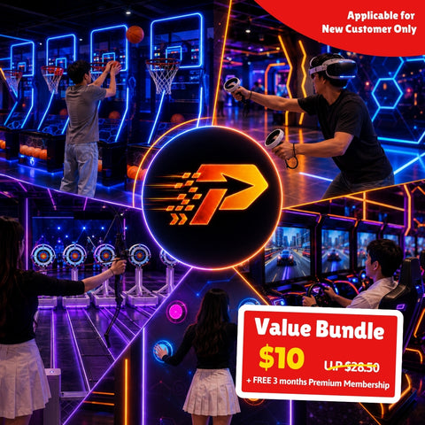 UPlay Premium Exclusive: PLAYON Indoor Sports & VR Playground-Single Admission Ticket