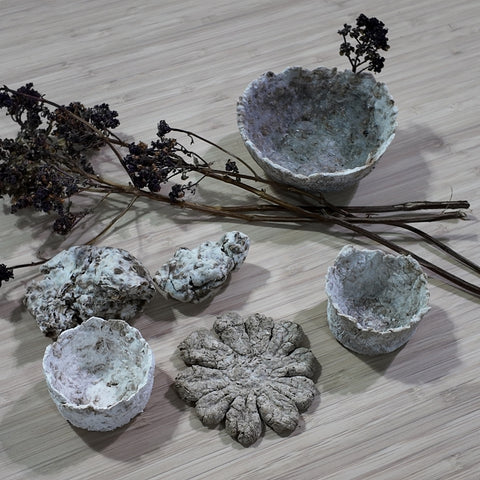Paper Alchemy: Making Clay from Recycled Paper for 2 Adults and 2 Children