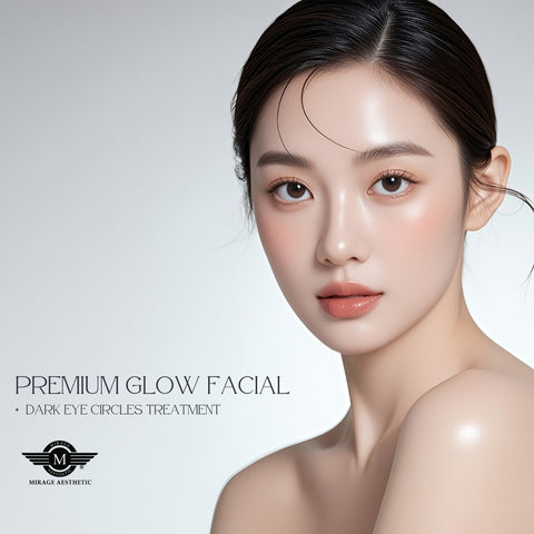 Premium Glow Facial + Dark Eye Circles Treatment (90 mins)