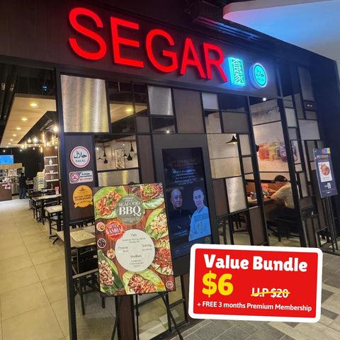 UPlay Premium Exclusive: Pay $6 for $20 Segar Halal Dining Voucher @ Downtown East
