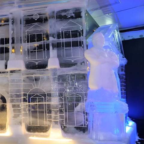 1 Hour Snow Play With Dyed Ice Playground (Snow City)