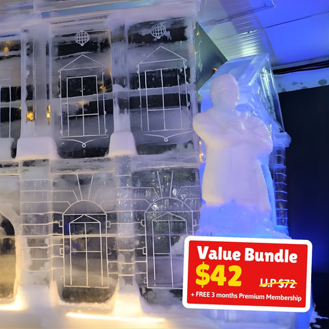 UPlay Premium Exclusive: 4 Snow City Singapore Tickets Family Bundle