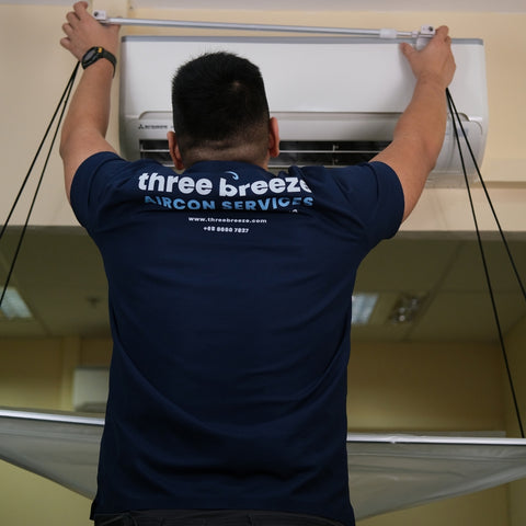Aircon Servicing with Steam Cleaning (High-Temperature Sanitisation)