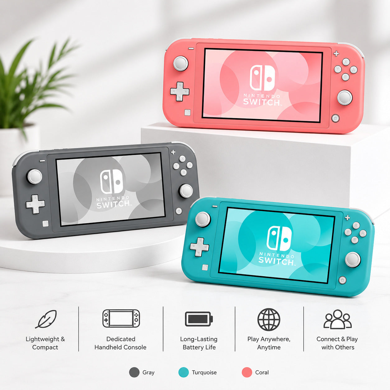 Nintendo Switch Lite Console (Japan Imported) – 12 Months Local Warranty