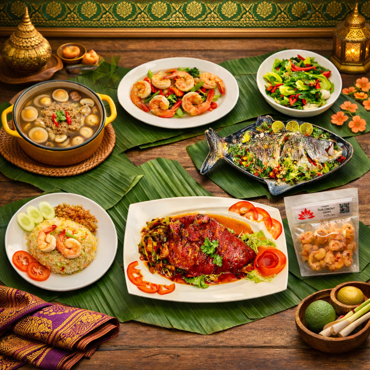 Signature Thai Set Meal for Up to 4 Pax – Lotus Thai Restaurant