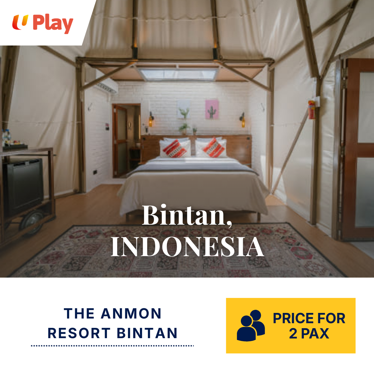 2D1N Desert Themed Glamping - The ANMON Resort Bintan