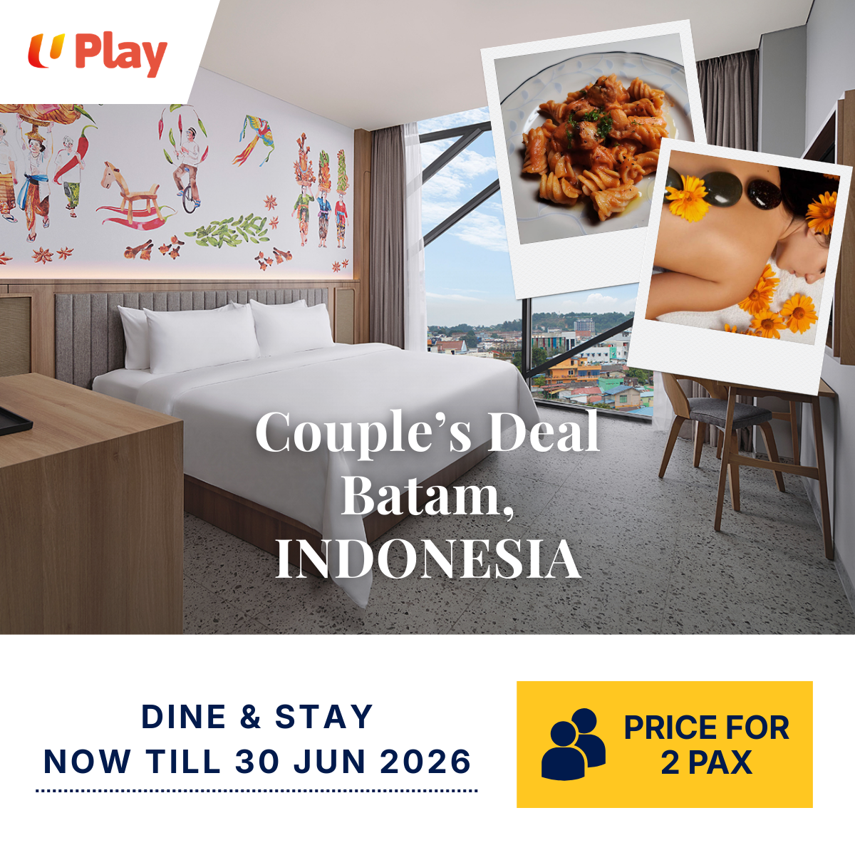 2D1N Batam Dine & Stay - Couples Deal!