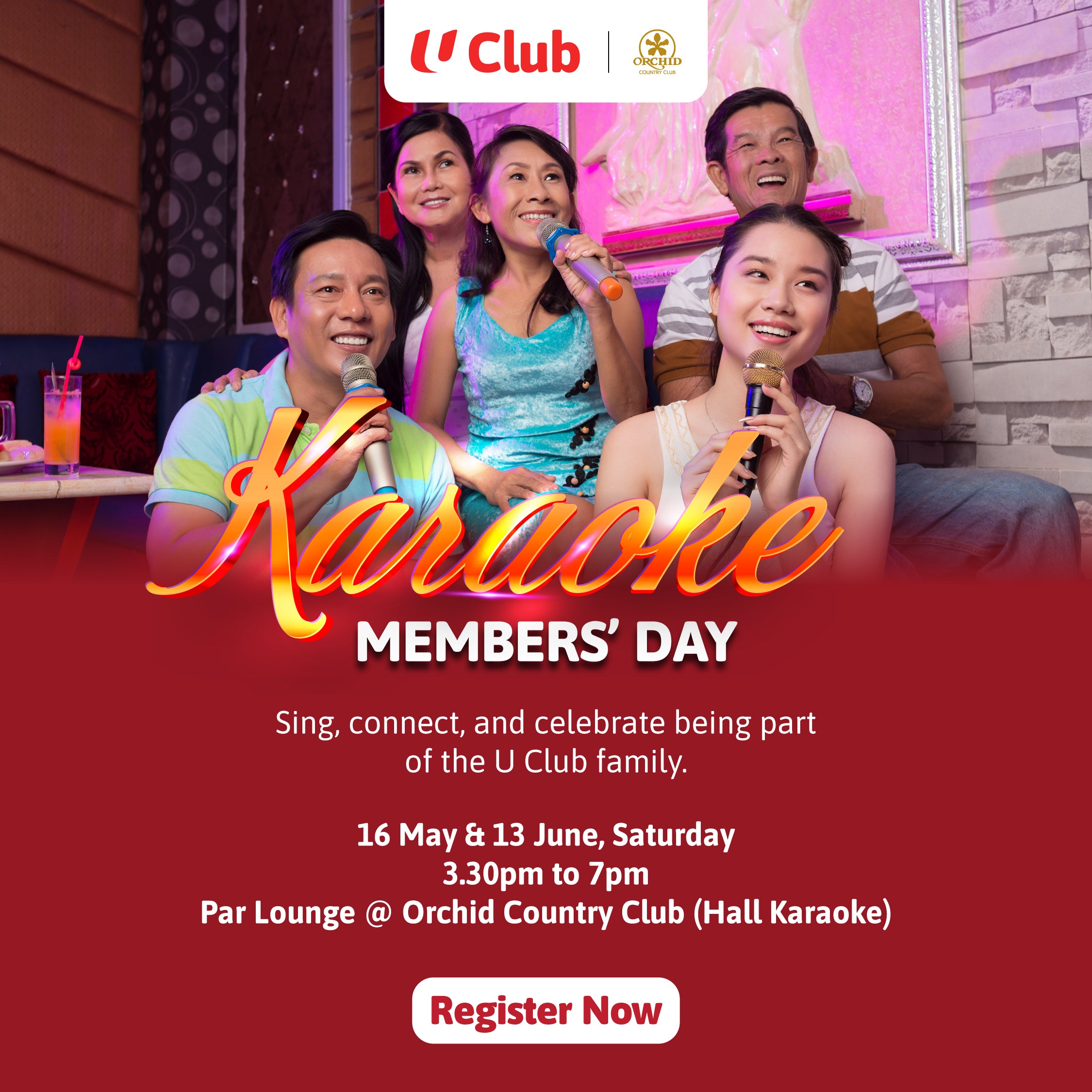 U Club Karaoke Members’ Day (New)