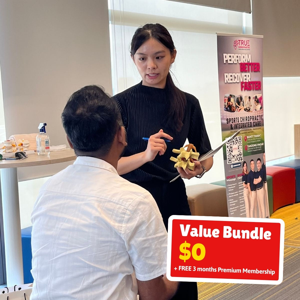Chiropractic Complimentary Basic Starter Trial Value Bundle