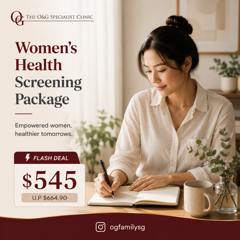 (Flash Card Deal) Women's Health Screening Package