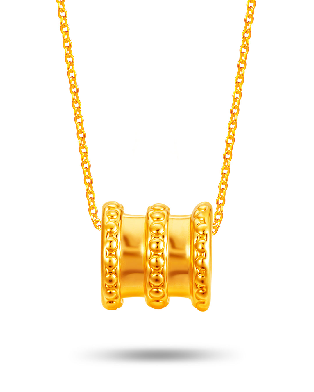 Pure 999 Gold Pendant with 925 Gold Chain