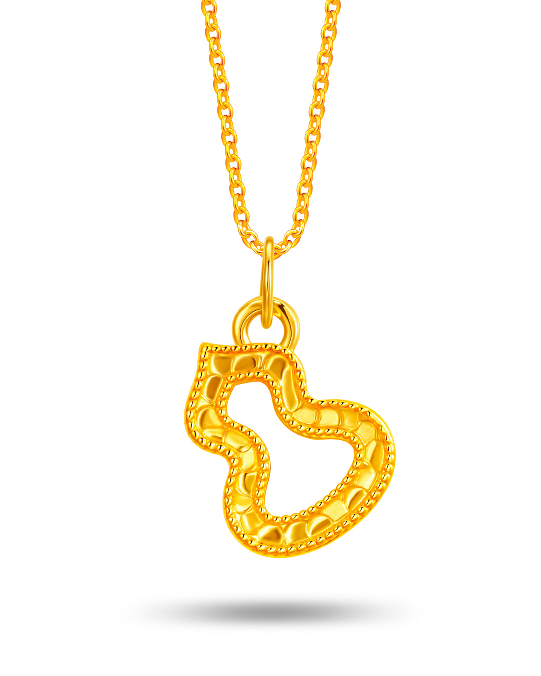 Pure 999 Gold Pendant with 925 Gold Chain