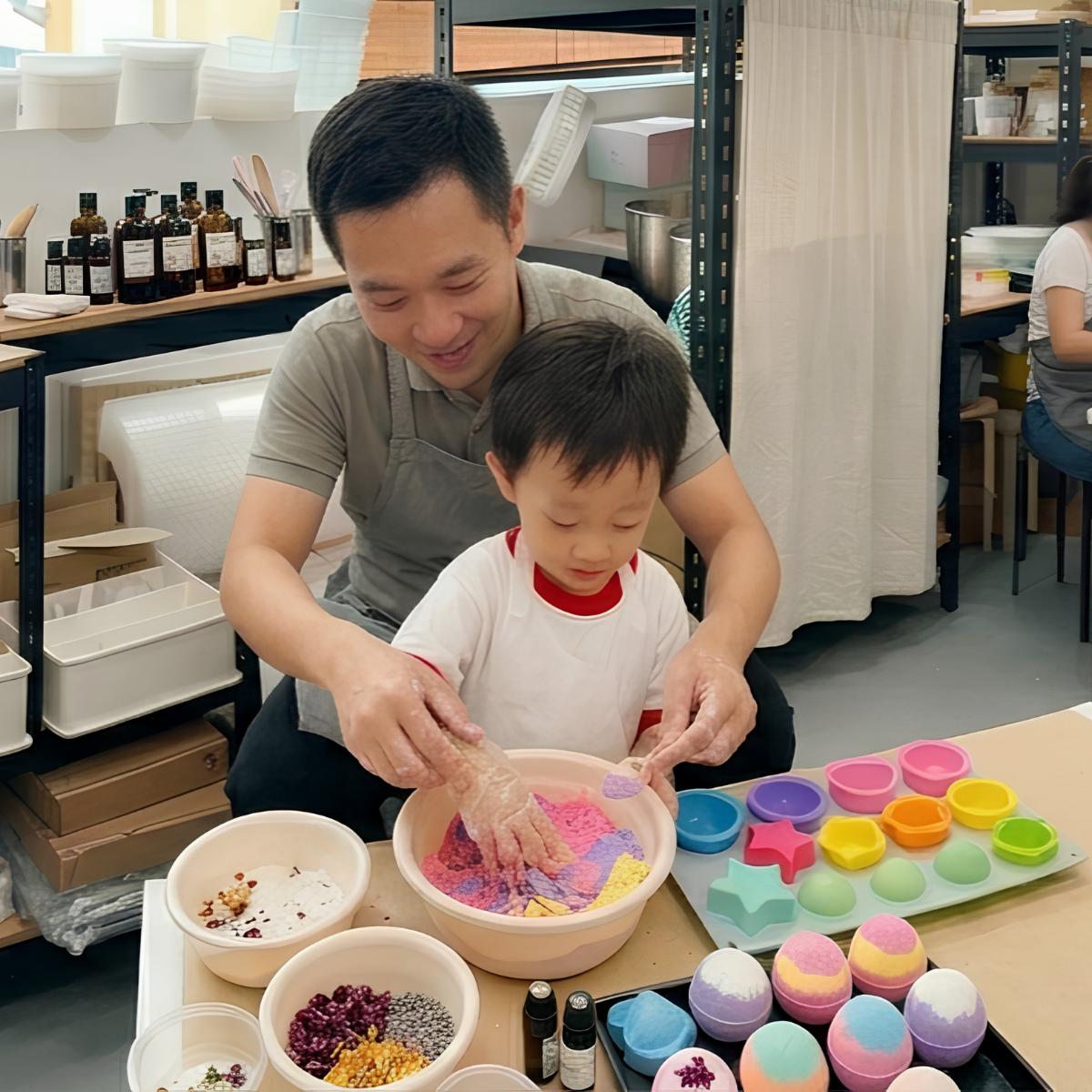 Parent-Child Basic Bath Bomb Making Workshop