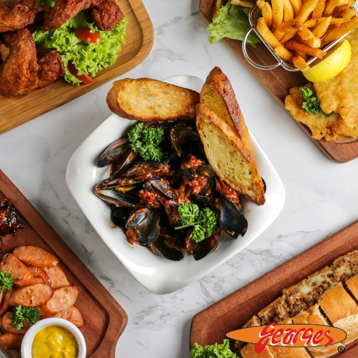 $30 Georges Weekend Brunch Dining Voucher