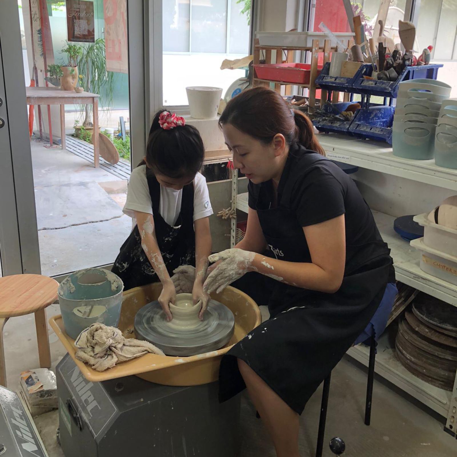 Spinning Together: A Parent-Child Pottery Wheel Experience for 2 pax