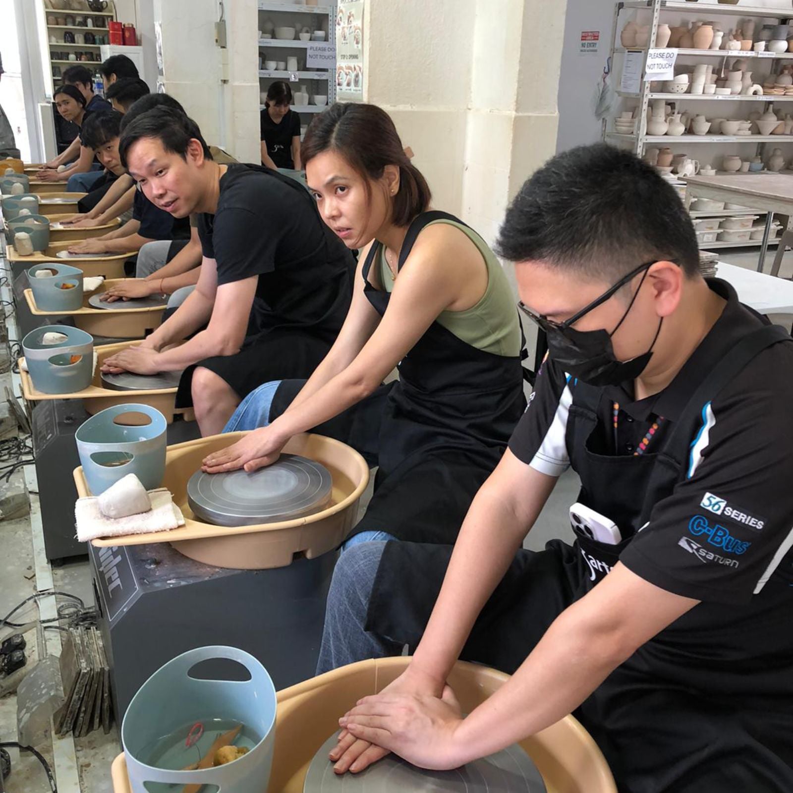 Wheel-Throwing Pottery Trial Lesson with Glazing