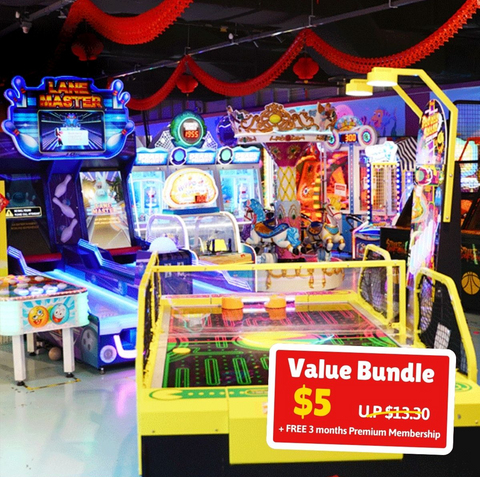 UPlay Premium Exclusive: 16 Arcade Tokens at Whimsy Downtown East