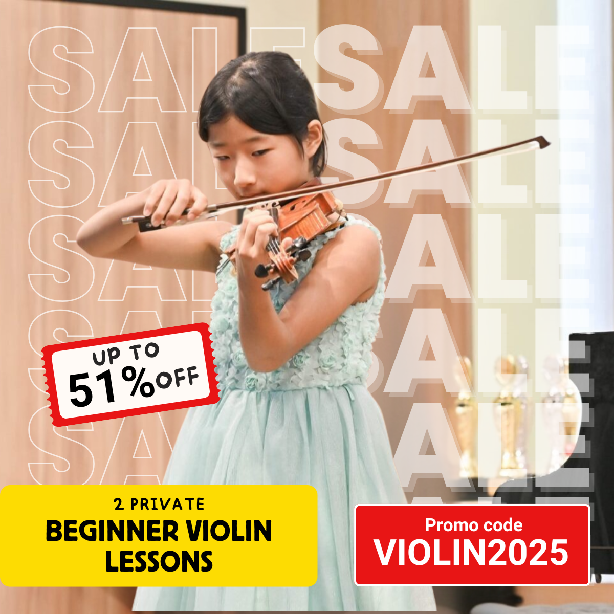 2 Private Violin Lessons in Singapore for all ages